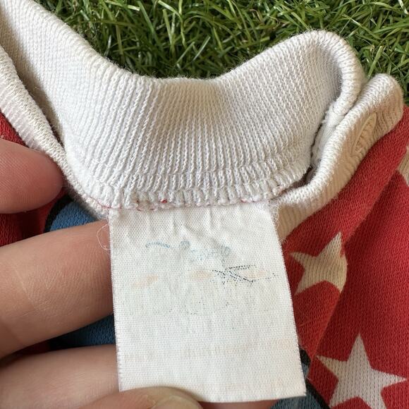 Vintage Disney Babies Mickey Mouse All Over Print AOP Romper Size 0-6 Months - Picture 9 of 9